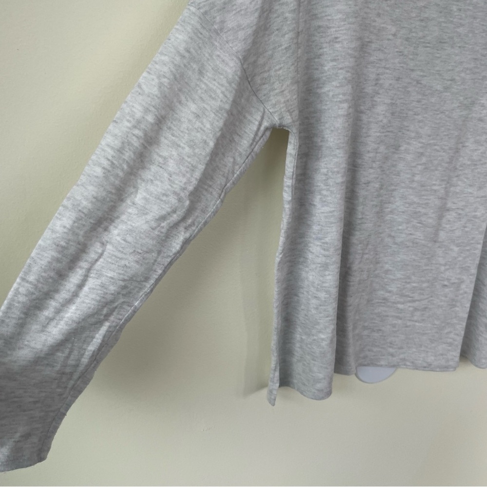 Victoria’s Secret Lightweight Dolman Long Sleeve Scoop Neck Sweater L Large Grey - Picture 3 of 7